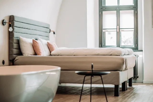 bedroom, indoors, interior design, hotel, furniture, room, bedroom, bedroom, bedroom, hotel, hotel, hotel, hotel, hotel. Where a flooring contractor business does best: markets to consider